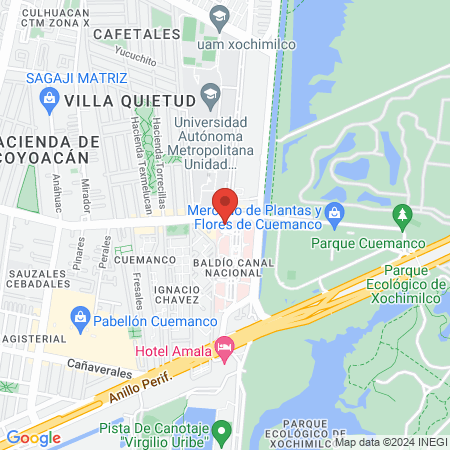 Clínica Naval Cuemanco - SEMAR map