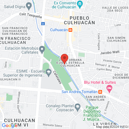 Gimnasios Urbanos 137 map