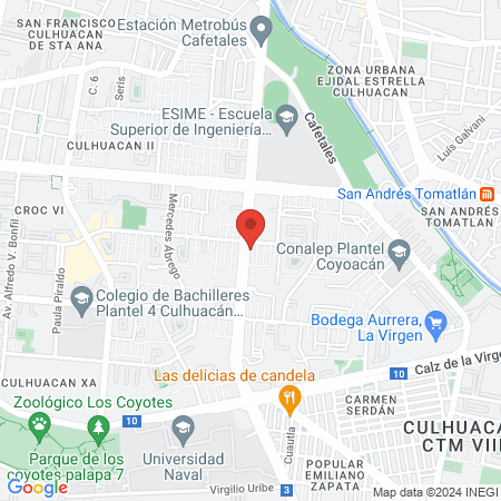 Ortopodologia Servin map