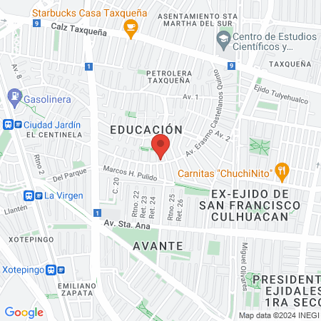 Consultorio Dental Paola García map