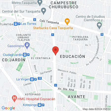 Doctora Patricia Valdez Peña map