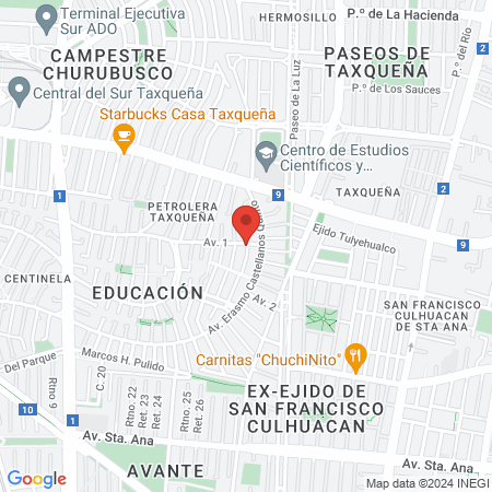 Humberto Camacho Gonzalez Ginecólogo Obstetra map