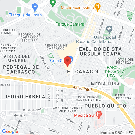 Clínica AXA Keralty map