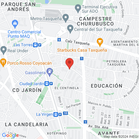 ESTETICA UNISEX "ROSITA" map