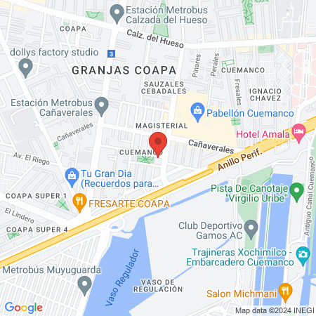 Estética Erika Murguia map