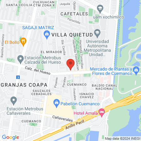 Doctora María Olivia Juárez Flores map