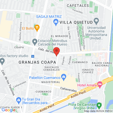 Oftalmólogo - Clínica Visualux map