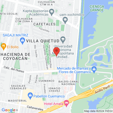 Acupuntura Veterinaria México map