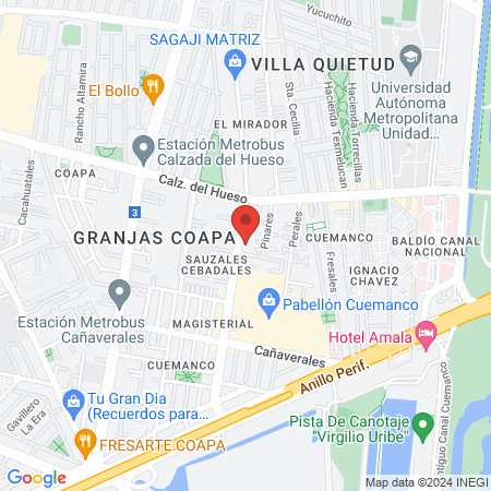 Grupo Odontológico Dents map