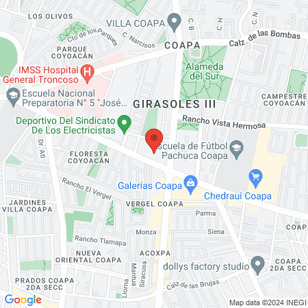 Barbershop Martina map