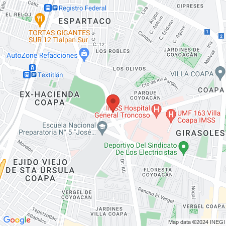 Centro Odontológico Polanco map