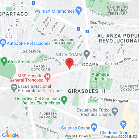 Carrera Sanchez Esperanza Marta map