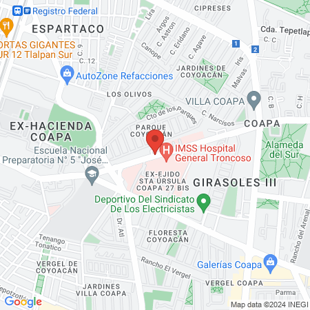 Dr. Alfredo Rodríguez Castillejos map