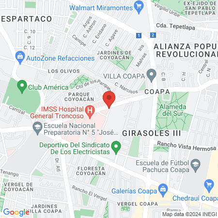 Clinica 163 map