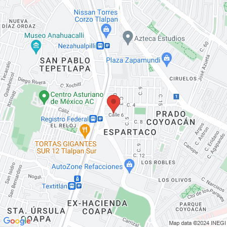 Especialidades Dentales map