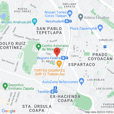 Uñas JM el reloj map