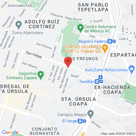 Estética Junior map