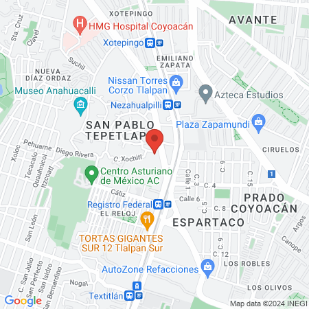 Atmósfera Pilates map