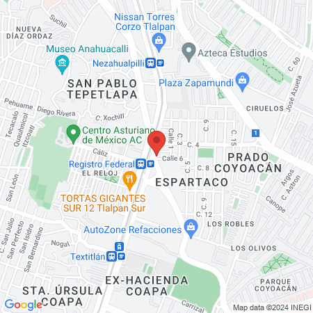 Psic. Elizabeth Mata Esquivel map