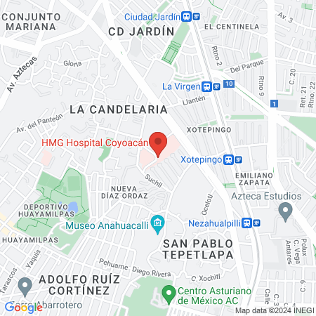 ASMED Centro de Especialidades Quirurgicas map