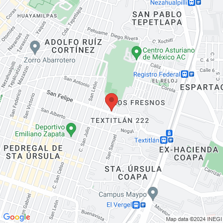 Servicios Veterinarios map