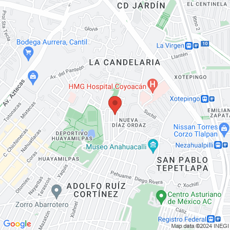 Estética Adriana map