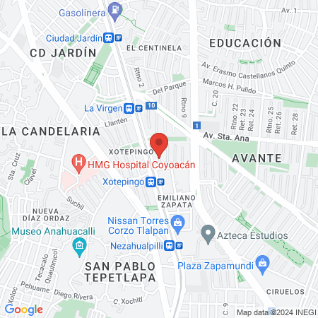 Doctor Castillo Jiménez José Antonio map