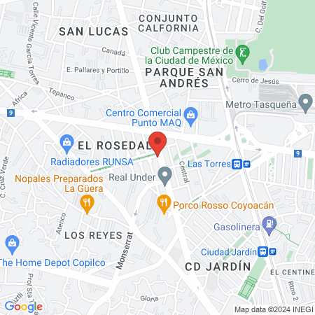 Médica Riso Coyoacán map