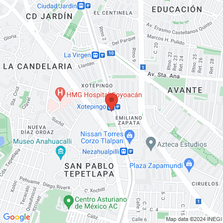 Doctora Maria Elena Medrano map