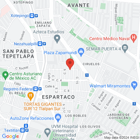 Hospital Veterinario Vetcanes map