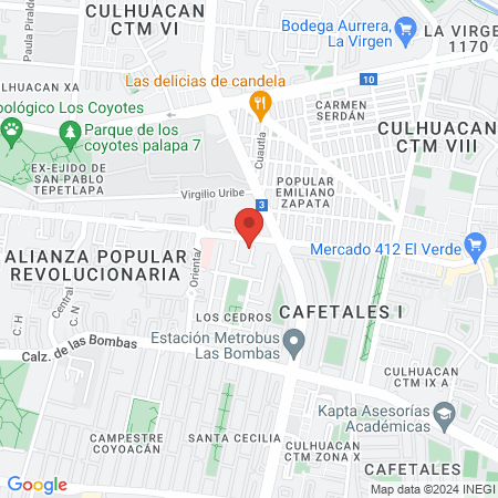 Dr Judith Cano Gutíerrez map