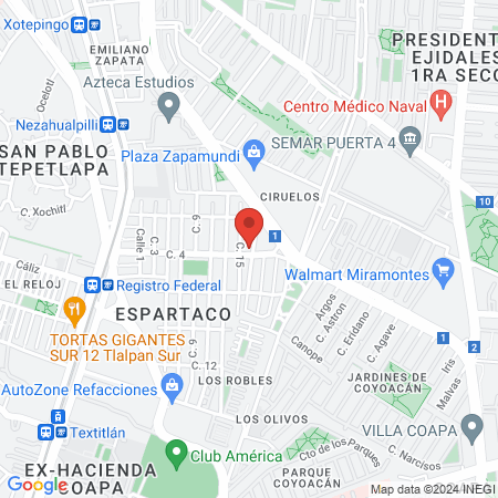 Ortiz Garcia Dalila Dra map