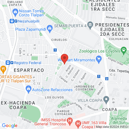 Agedent - Quirófano de corta estancia map