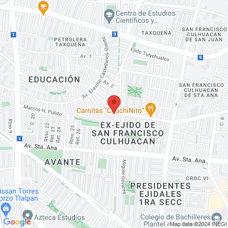 AGM ESTUDIO estetica & barberia map