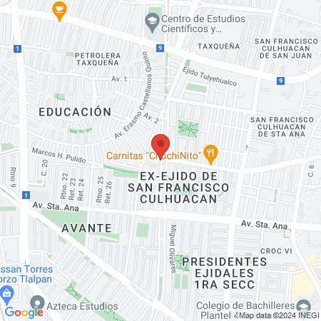 GAMO Podología Integral map