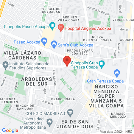 Rehabilitación Fisica & Spa map