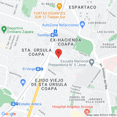 Dr. Felipe Villegas Carlos, Cirujano general map