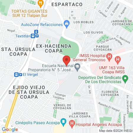 El Salón Hair & Podología map