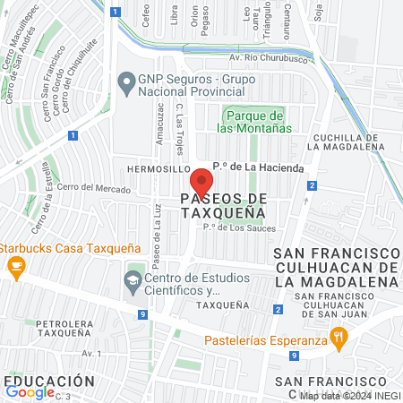 Valeria Flores Nails Area map