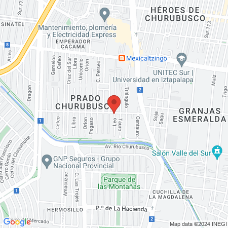 peluqueria y barberia bacano map