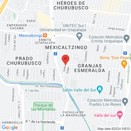 LA TIJERA DE ORO map