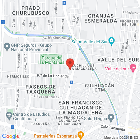 Dentista. Olga De La Cruz map