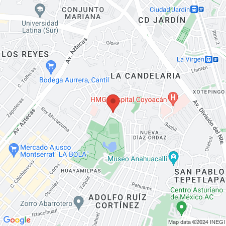 The white room salón y barbería map