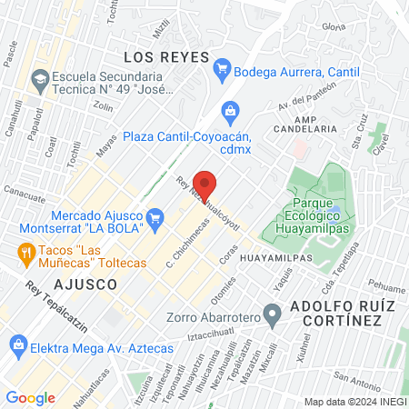 Centro de Terapias Alternativas Huayamilpas map