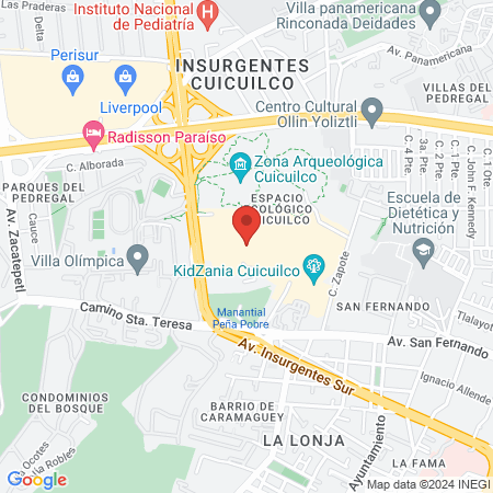 Boxers Barbershop Cuicuilco map