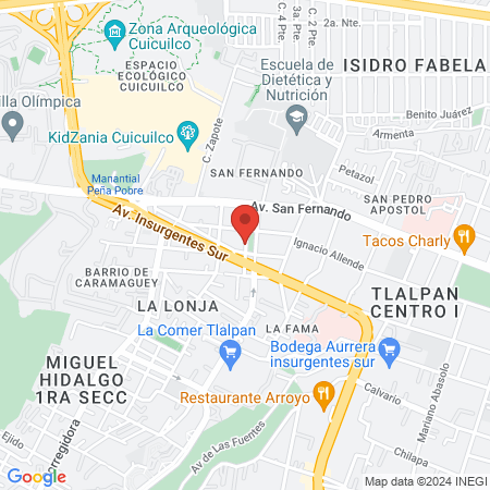 Deportivo Popular map