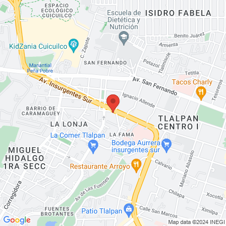 Mundo de los Chuchos map