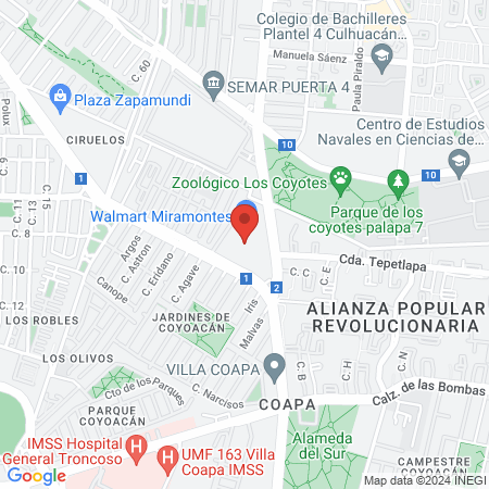 Nailkery Miramontes map