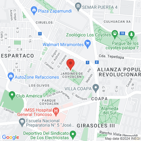 Centro de Rehabilitación E Implantología Bucal map