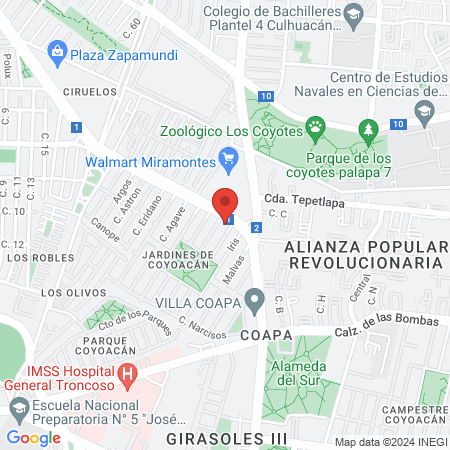 Dr. Carrasco Rojas Gustavo map